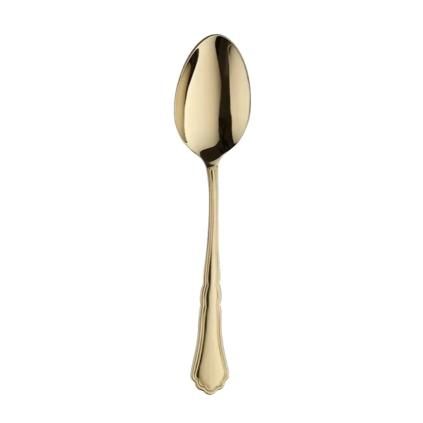 220931 1 kavova lzicka settecento treasure gold 11 cm zlata nerezova ocel pintinox
