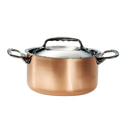 129113 medeny hrnec na indukci o 16 cm prima matera s nerezovou poklici de buyer