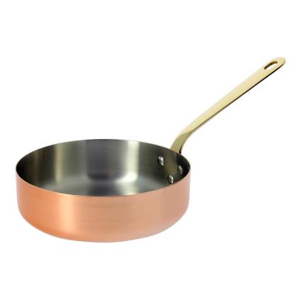 129242 medena panev na sote s bronzovou rukojeti o 16 cm inocuivre de buyer