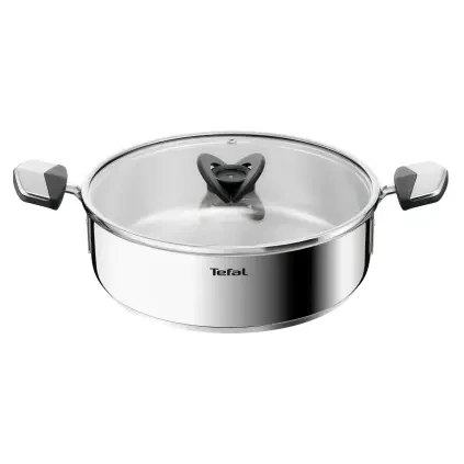231001 nizky kastrol emotion 24 cm nerezova ocel tefal