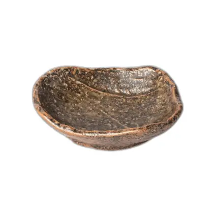 231508 miska na omacku terra 60 ml hneda keramika mij