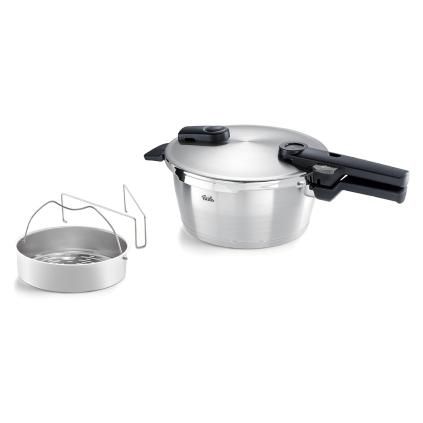 231127 tlakovy hrnec vitaquick premium 3 5 l s naparovaci vlozkou nerezova ocel fissler