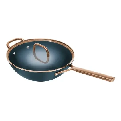 232657 wok milano 30 cm s poklici modra keramika zwilling