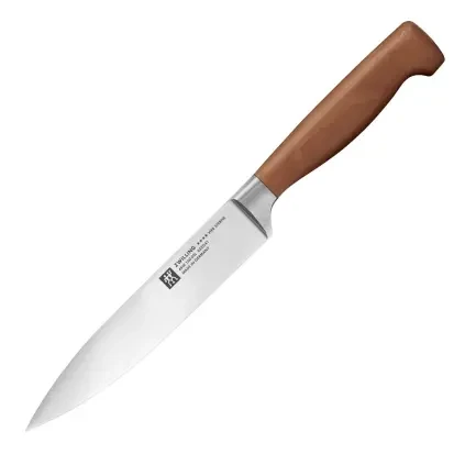 232678 platkovaci nuz four star wood 16 cm hneda zwilling