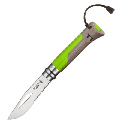 232069 kapesni nuz n 08 outdoor 8 5 cm zelena opinel