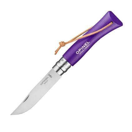 232477 kapesni nuz n 07 bushwacker 8 cm fialova habrove drevo opinel