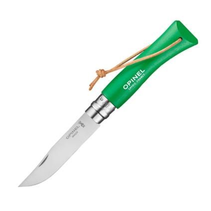 232498 kapesni nuz n 07 bushwacker 8 cm svetle zelena habrove drevo opinel