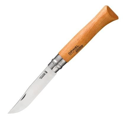 232555 kapesni nuz n 12 carbon 12 cm prirodni bukove drevo opinel
