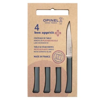 232207 jidelni nuz bon appetit 11 cm sada 4 ks seda plast opinel