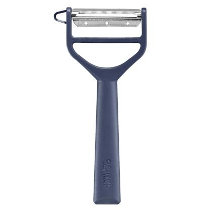 232156 6 skrabka na zeleninu t duo modra plast opinel
