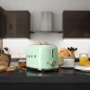 Grille-pain TSF01PGEU, 2 tranches, vert pastel, Smeg
