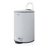 Poubelle de salle de bain TUBO, 3 l, gris, Blomus