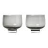Verre à eau FLOW, set de 2 pc, 220 ml, smoke, Blomus