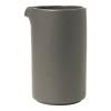 Pot à lait PILAR 500 ml, gris foncé, céramique, Blomus
