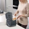 Poubelle de cuisine STACK 4 l, gris graphite, Joseph Joseph