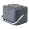 Poubelle de cuisine STACK 4 l, gris graphite, Joseph Joseph