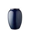 Vase 20 cm, bleu, grès, Bitz