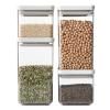 Boîte de conservation pour aliments TASTY PLUS, set de 4 pc, gris clair, plastique, Brabantia