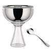 Coupes à glace BIG LOVE, avec cuillère, gris, Alessi