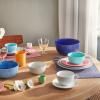 Bol de service RHOMBE 22 cm, bleu foncé, Lyngby