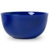 Bol de service RHOMBE 22 cm, bleu foncé, Lyngby