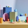 Bol de service RHOMBE 13 cm, bleu foncé, Lyngby