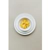 Assiette à dessert EQUINOXE, set de 6 pc, 21,5 cm, coton blanc, REVOL
