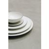 Assiette apéritif EQUINOXE, set de 6 pc, 16 cm, coton blanc, REVOL