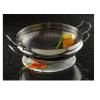 Wok NANJING 35 cm, avec panier vapeur et couvercle, Fissler
