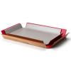 Plateau de service 41 x 29 cm, antidérapant, gris, Continenta