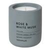 Bougie parfumée FRAGA ⌀ 6,5 cm, Rose & Musc blanc, Blomus