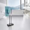 Porte-serviettes Menoto 50 cm, acier inoxydable mat, Blomus
