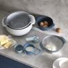 Ensemble de bol de cuisine NEST 40112, 9 pièces, avec passoire et tasses à mesurer, bleu, Joseph Joseph