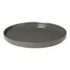 Assiette PILAR, gris foncé, Blomus