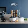 Bocal de rangement PODIUM, set de 5 pièces, avec support, bleu, Joseph Joseph