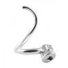 Accessoire batteur crochet pour mixeur sur socle, acier inoxydable, KitchenAid