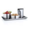 Plateau multifonctionnel BASIC 13 x 22 cm, acier inoxydable mat, Blomus