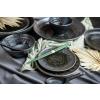 Bol de service BLACK PEARL 28 cm, 1,5 l, noir, céramique, MIJ