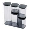 Bocal de rangement en set PODIUM 5, avec support, Joseph Joseph