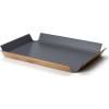 Plateau de service 45 x 34 cm, antidérapant, gris, Continenta