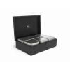 Boîte de rangement pour thé en vrac, 6 boîtes, noir, Bredemeijer