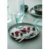 Assiette 27 cm, noir/vert, Bitz