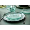 Assiette 27 cm, noir/vert, Bitz