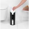 Porte papier toilette supplémentaire, noir, Brabantia