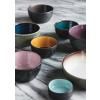 Plat de service Bitz noir/violet 14 cm