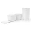 Bocaux de cuisine, set de 3 pc, blanc, Brabantia