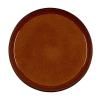 Assiette 27 cm, noir/ambre, Bitz