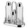 Service à condiments 5070 19 cm, inox et verre, Alessi