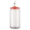 Bocal de nourriture pour chien LULAJAR 1,5 l, rouge, verre, Alessi