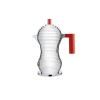 Cafetière espresso PULCINA 70 ml, rouge, Alessi